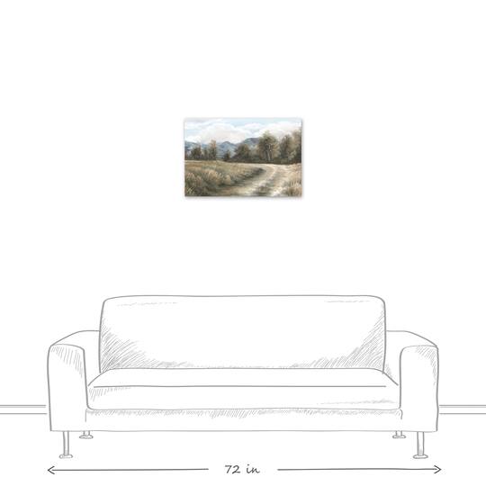 Treeline Mountains 24" x 16" Canvas Wall Art